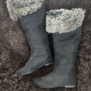 Union Bay suede boots, Size 6